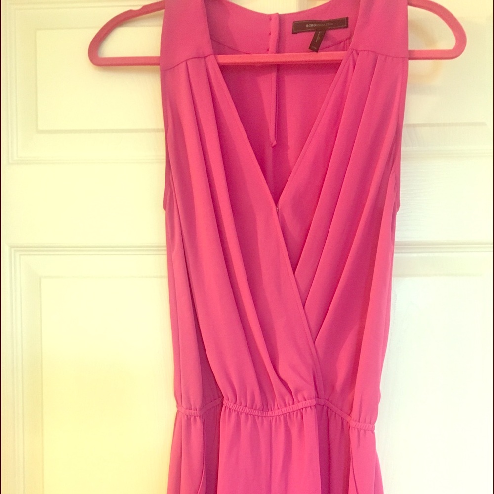Summer fun hot pink romper
